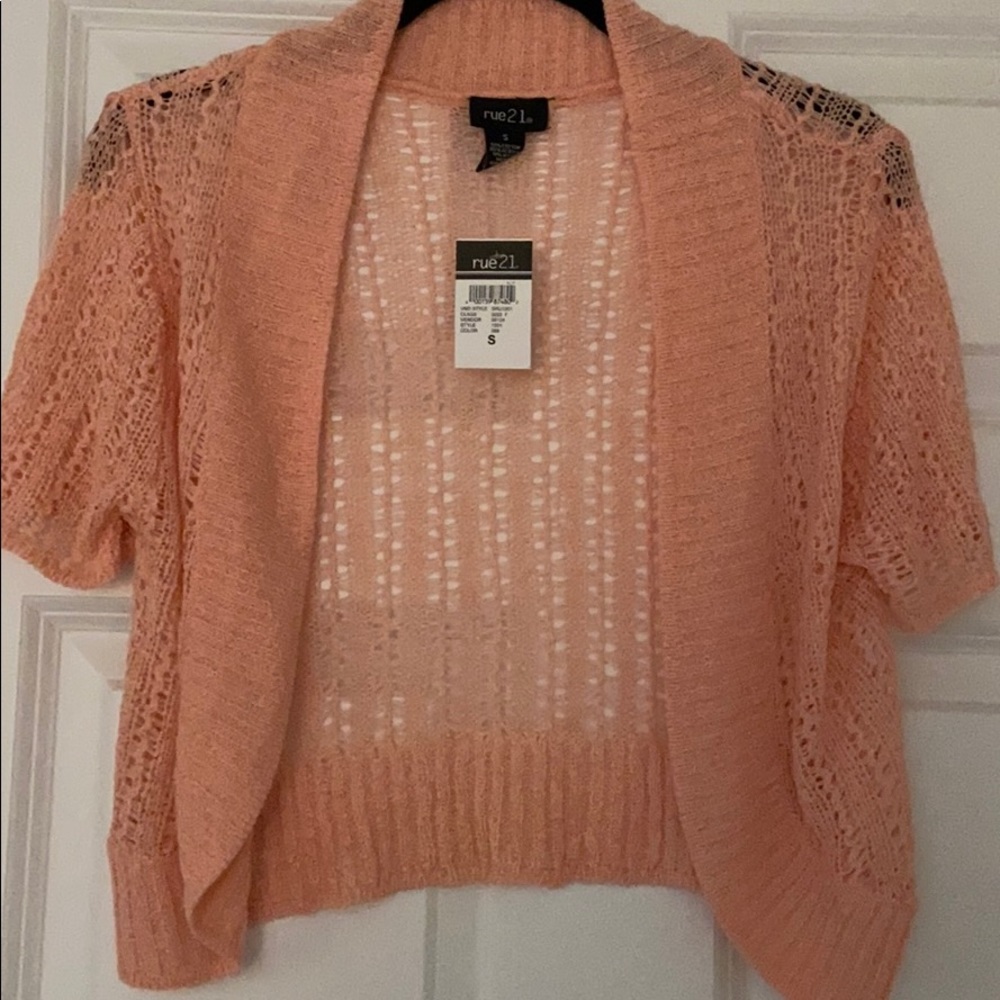 NWT - Rue 21 Women’s/Juniors small crochet sweater